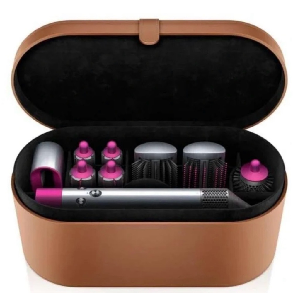 Dyson Hair Tool Set in Pink and Silver